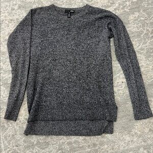 Aqua Charcoal Crewneck Sweater